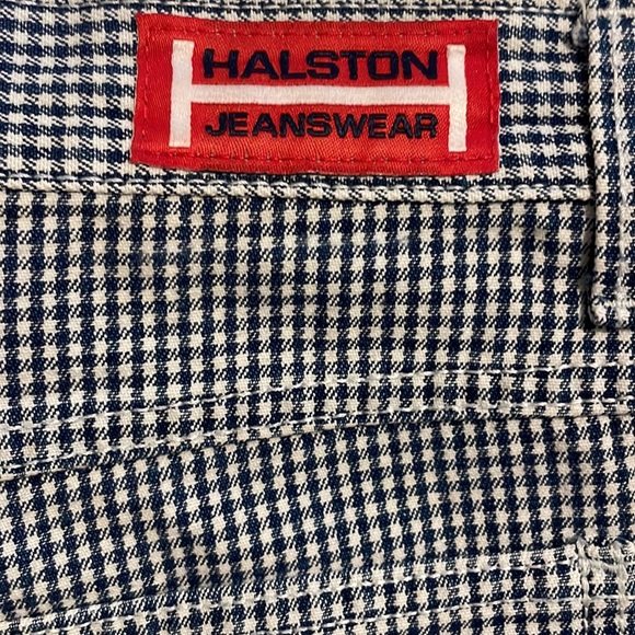 Halston Jeanswear checked capris - Picture 2 of 7